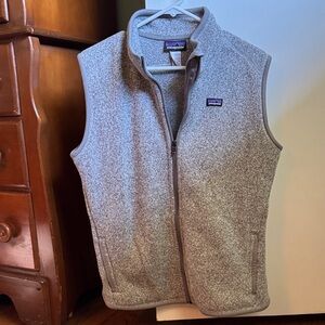 Patagonia Light Gray Fleece Vest